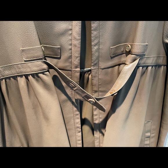 Carmel leather Italian Borbonese jacket - Picture 5 of 5